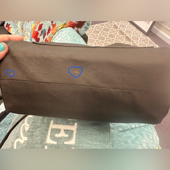 Coach hobo stole handbag, black and gray, removable strap 12x12. - Picture 6 of 6